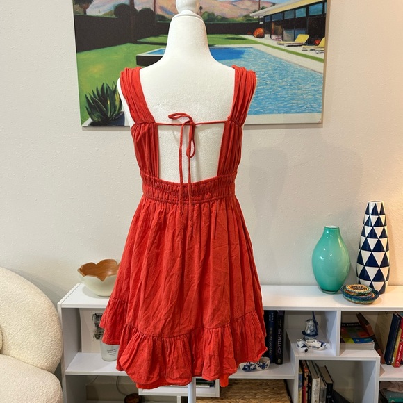 Orange Mini Dress - Picture 2 of 2